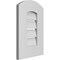 Ekena Millwork Arch Top Surface Mount PVC Gable Vent: Non-Functional, w/ 3-1/2"W x 1"P Standard Frame, 12"W x 16"H GVPAR12X1601SN - alternate 2